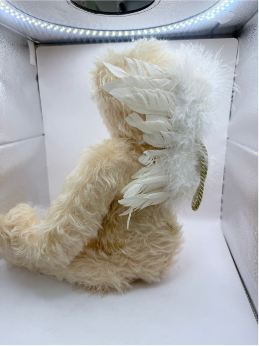 Large Angel Teddy Bear Mohair 18”+ Stuffed Animal - Picture 2 of 14